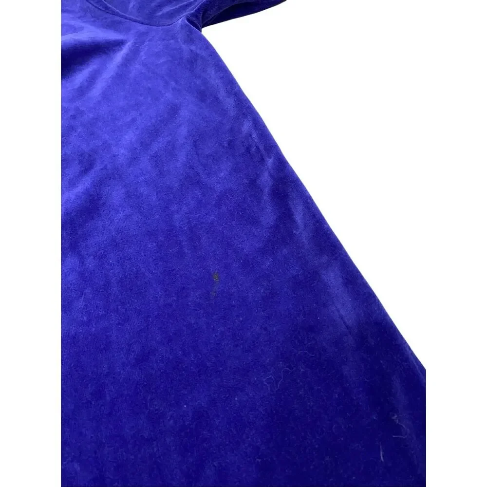 Richard And Company Blue Velour Lounge Set Vintage Matching Tracksuit Retro Cozy